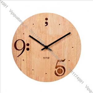 Đồng hồ bằng gỗ MS 21078