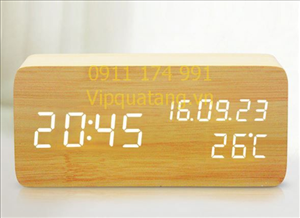 Đồng hồ bằng gỗ MS 11009
