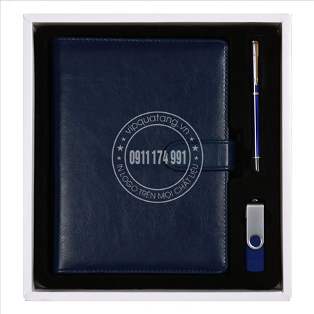 Gift set: Bộ quà tặng sổ, bút, USB MS 23063