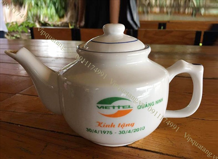 in bộ trà - in ấm chén - Bộ Jasmine Trắng MS 14465