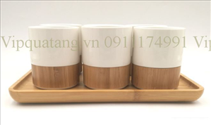 Bộ trà bằng gỗ tre MS 10959