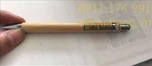Bút bi thân vỏ tre in logo MS 6002