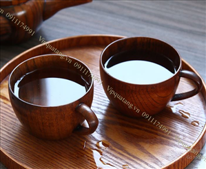Cốc trà bằng gỗ, gỗ dừa MS 20058