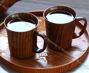Cốc trà bằng gỗ, gỗ dừa MS 20066