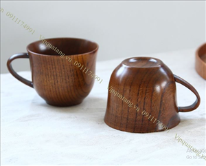Cốc trà bằng gỗ, gỗ dừa MS 20068