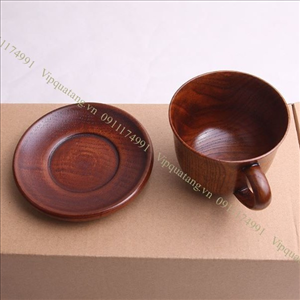 Cốc trà bằng gỗ, gỗ dừa MS 20080