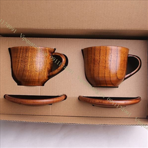 Cốc trà bằng gỗ, gỗ dừa MS 20082