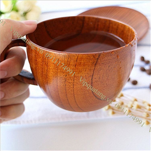 Cốc trà bằng gỗ, gỗ dừa MS 20092