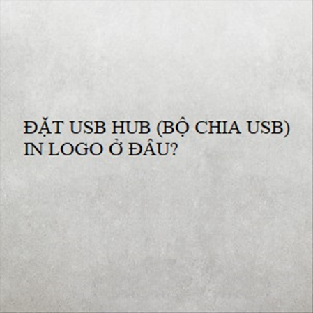 ĐẶT USB HUB (BỘ CHIA USB) IN LOGO Ở ĐÂU? MS 23271