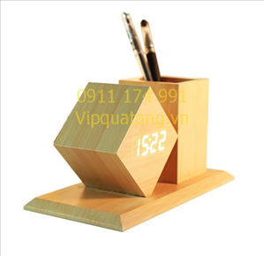 Đồng hồ bằng gỗ MS 11010