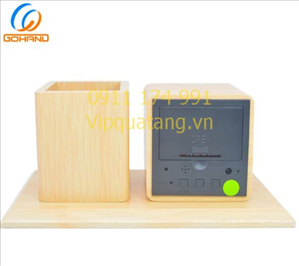 Đồng hồ bằng gỗ MS 11011