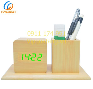 Đồng hồ bằng gỗ MS 11017