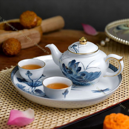 in bộ trà - in ấm chén - Bộ Jasmine Minh Long MS 14480