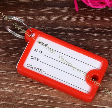 Thẻ chìa khóa, thẻ phân loại bằng nhựa MS 20181