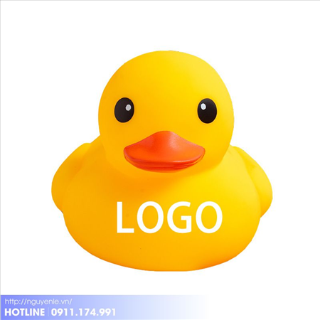 VỊT ĐỒ CHƠI IN LOGO, VỊT THẢ BỒN TẮM IN LOGO, ĐỒ CHƠI VỊT NHỰA THẢ BỒN TẮM IN LOGO MS 23319